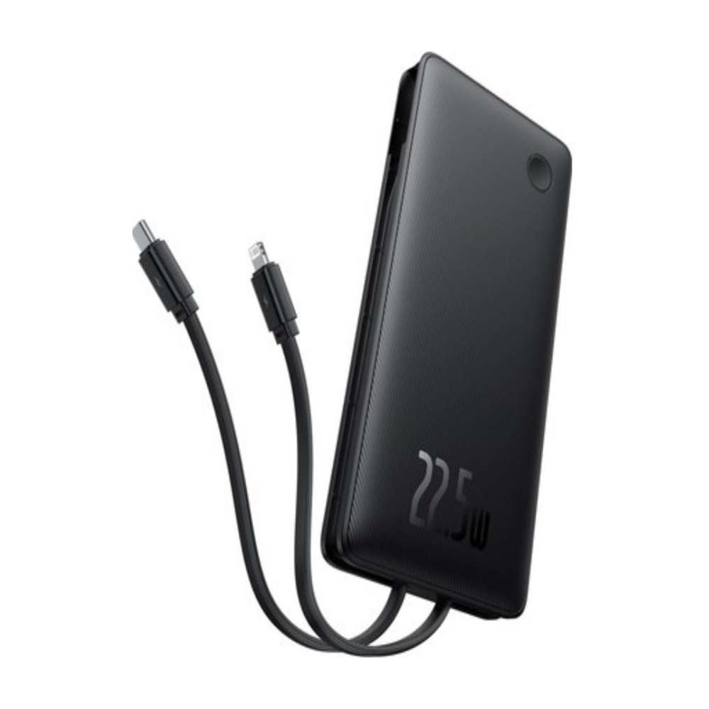 BASEUS 22.5W 10.000 MAH POWERBANK SIFIR 24 AY GARANTİLİ SİYAH PPXJ10