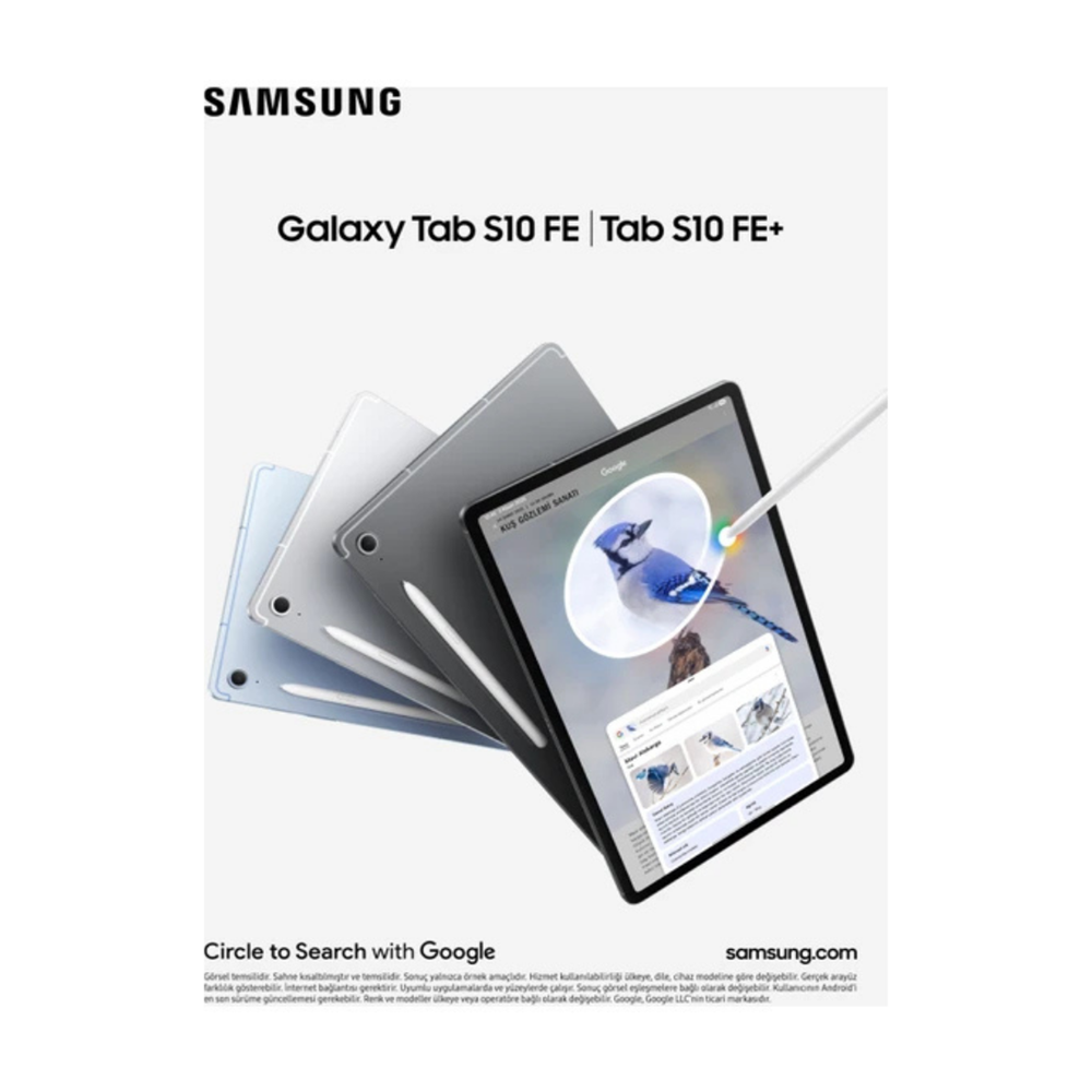 Samsung Galaxy Tab S10 Fe 8GB 128GB Gri (Samsung Türkiye Garantili)