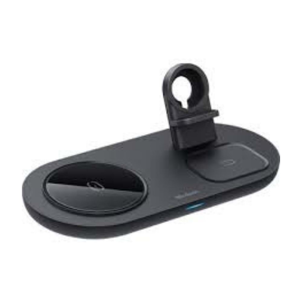 Mcdodo CH-7061 Siyah 3in1 Kablosuz Hızlı Şarj Aleti