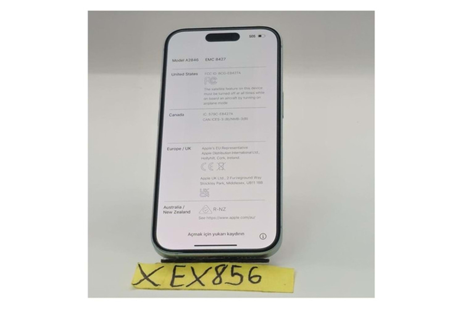 Apple iPhone 15 128 GB Mavi - MTP43TU/A