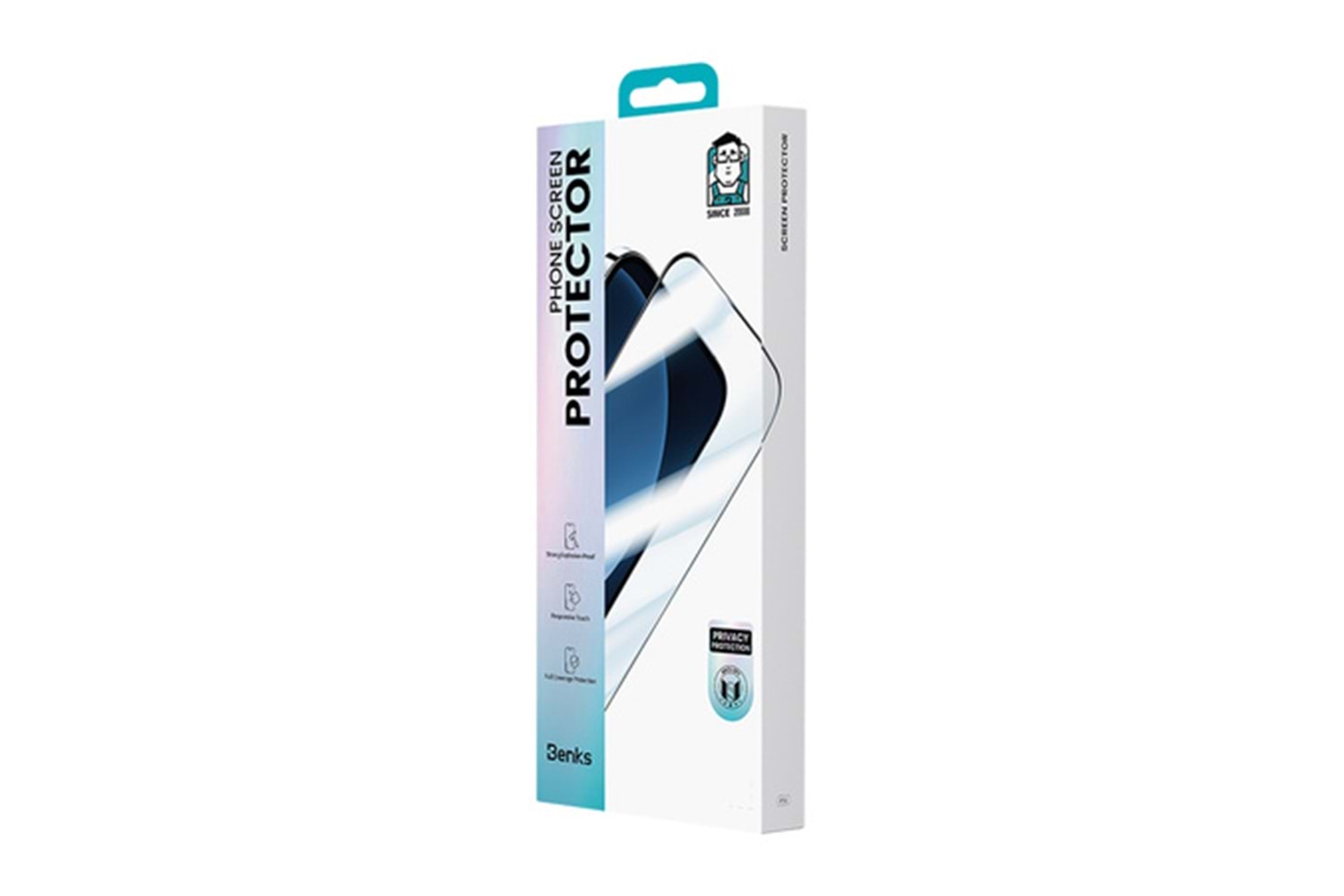 Benks Ultra Shield Privacy Screen Protector İphone 17 / 16 Pro Ekran Koruyucu