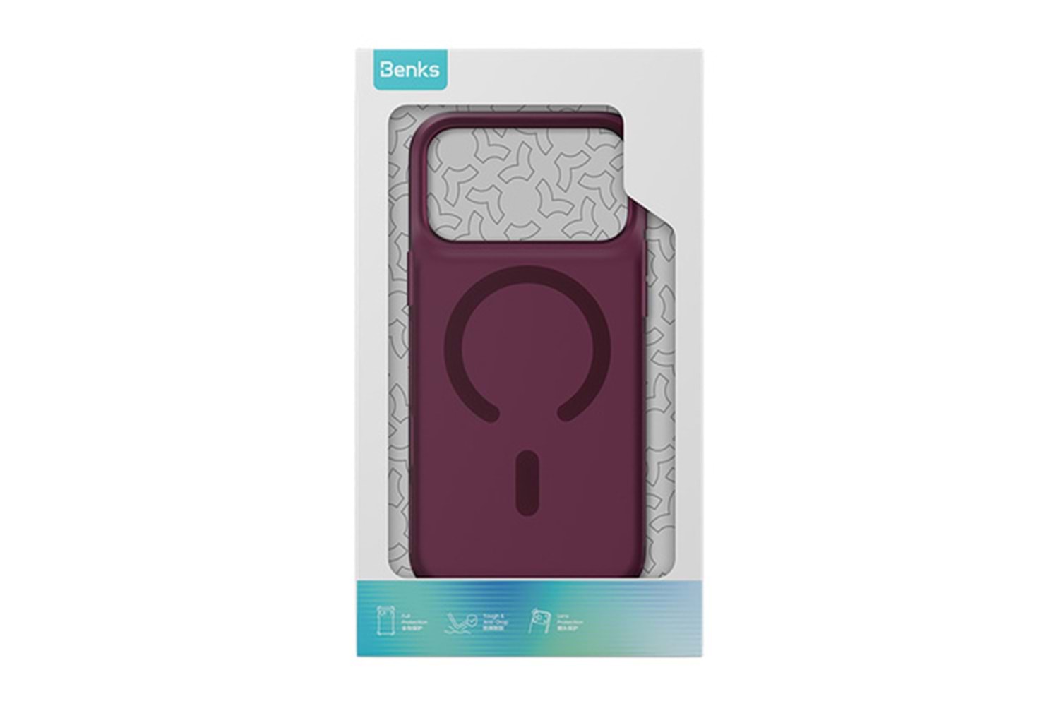 Apple iPhone 17 Pro Max Kılıf M-Safe Şarj Özellikli Benks C-Magnet Lucid ArmorPro Kapak