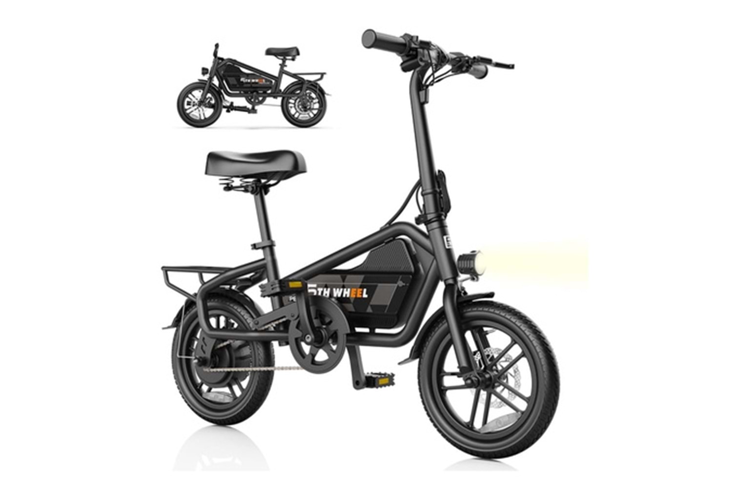HİFREE 5TH WHEEL ELECTRİC BİCYCLE POWER TRAİL SİYAH