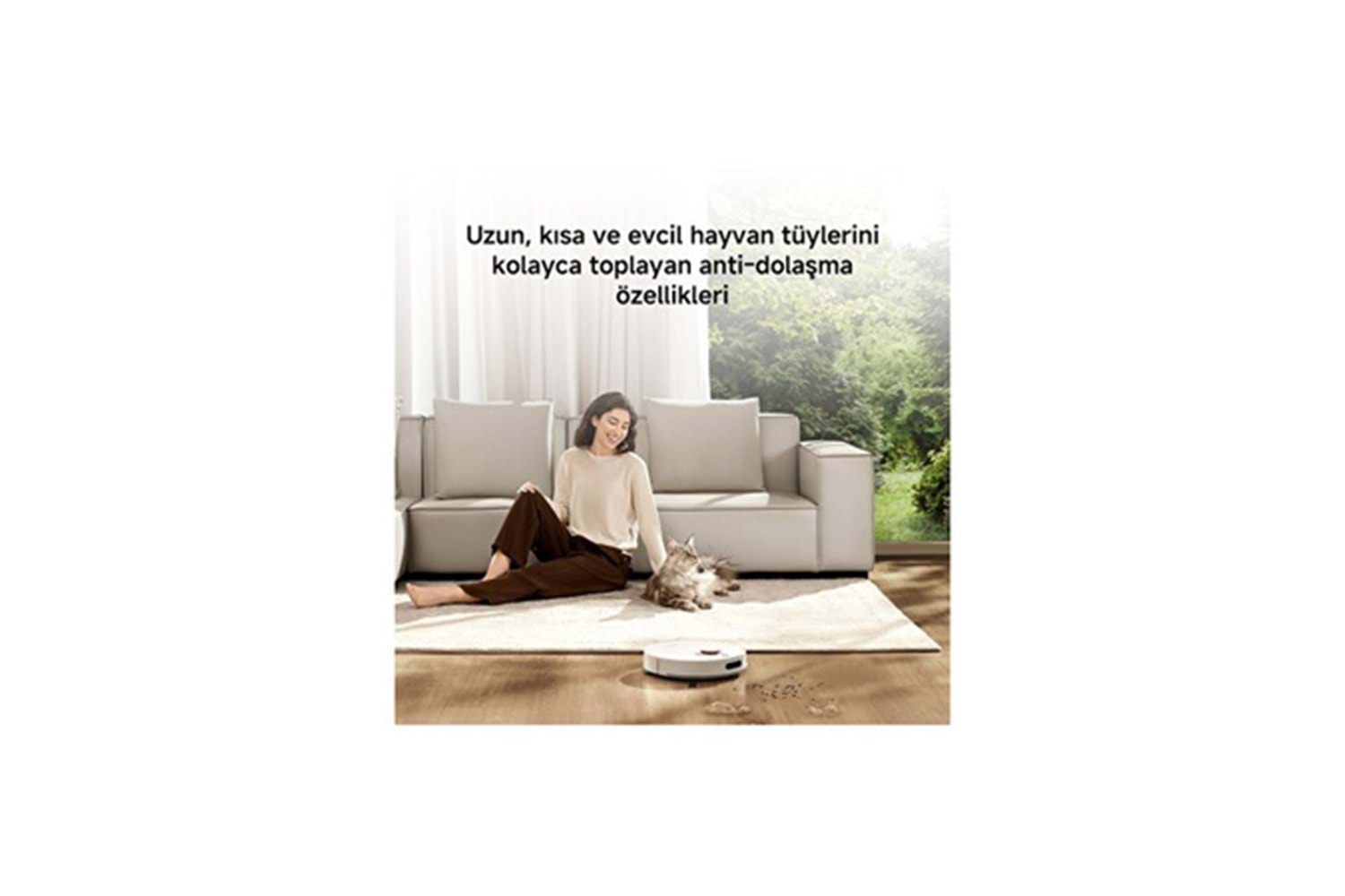 Xiaomi Robot Vacuum H40 Akıllı Robot Süpürge Beyaz