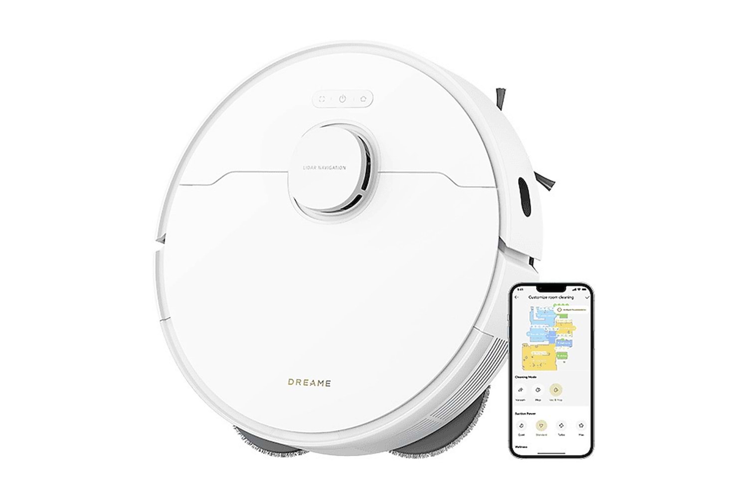 DREAMEBOT L10s Pro Gen2 Robot Süpürge Beyaz
