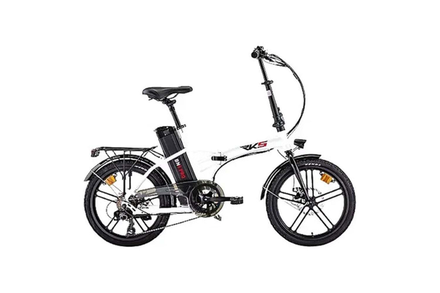 RKS Nitro 250W Katlanabilir Elektrikli Bisiklet Beyaz