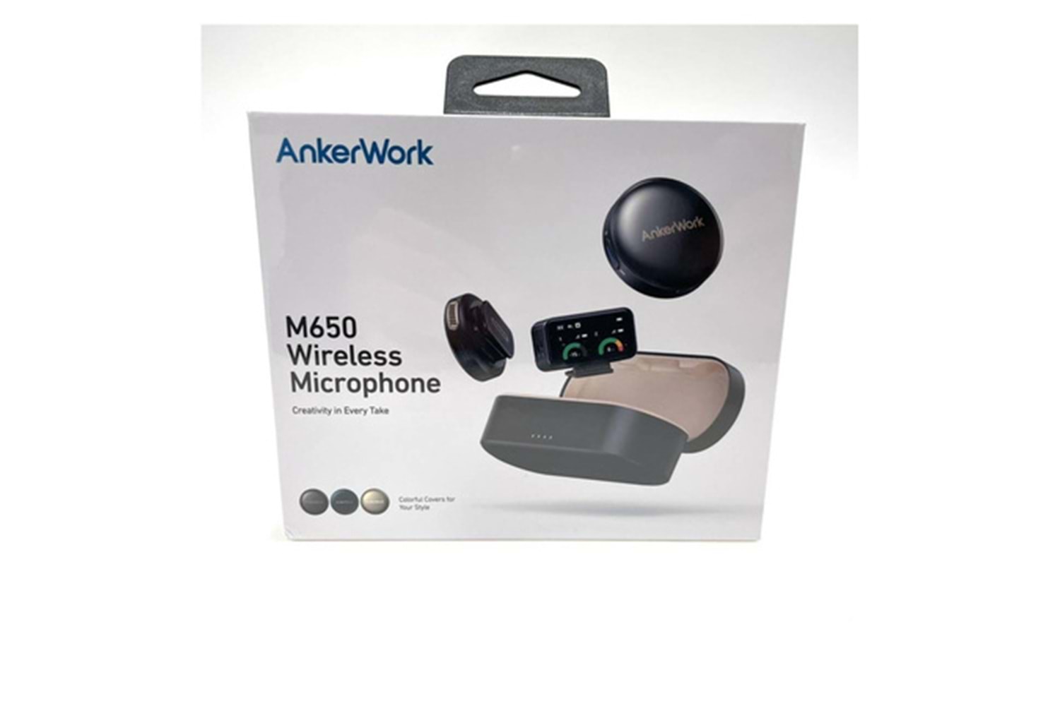 AnkerWork M650 Siyah A3320 Yaka Mikrofonu