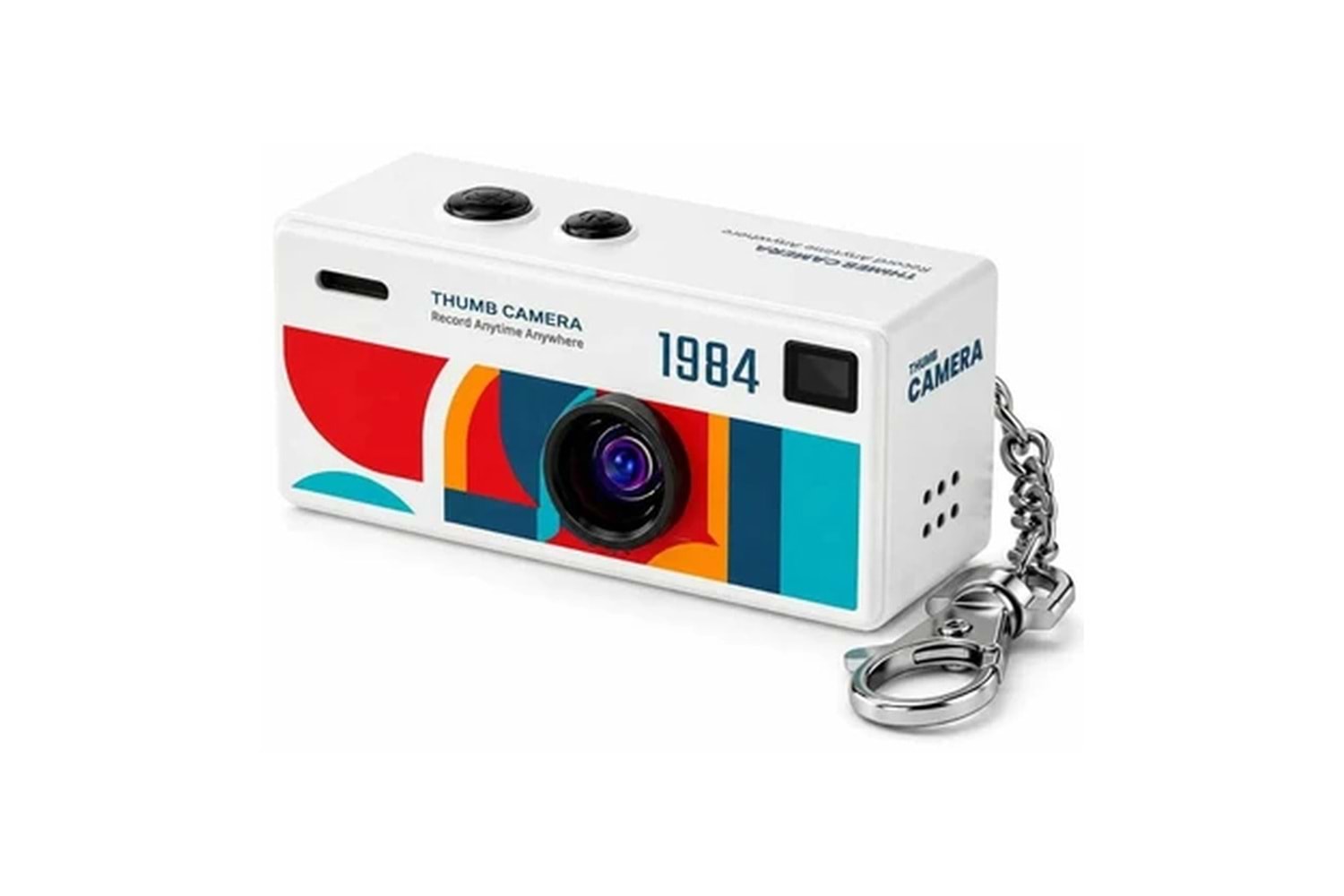Smate G6 Thumb 1080P Hd Video Kayıtlı Retro Tasarım Taşınabilir Mini Dijital Kamera Sarı