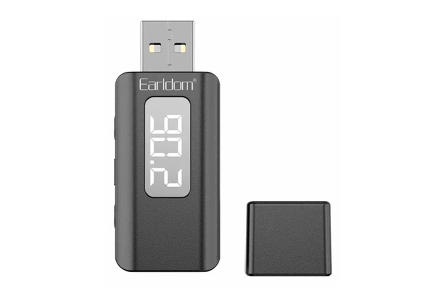 Earldom BR17 BT 5.3 SD Kart ve Aux Çıkışlı Arama Destekli Dijital Ekranlı 2in1 USB FM Transmitter