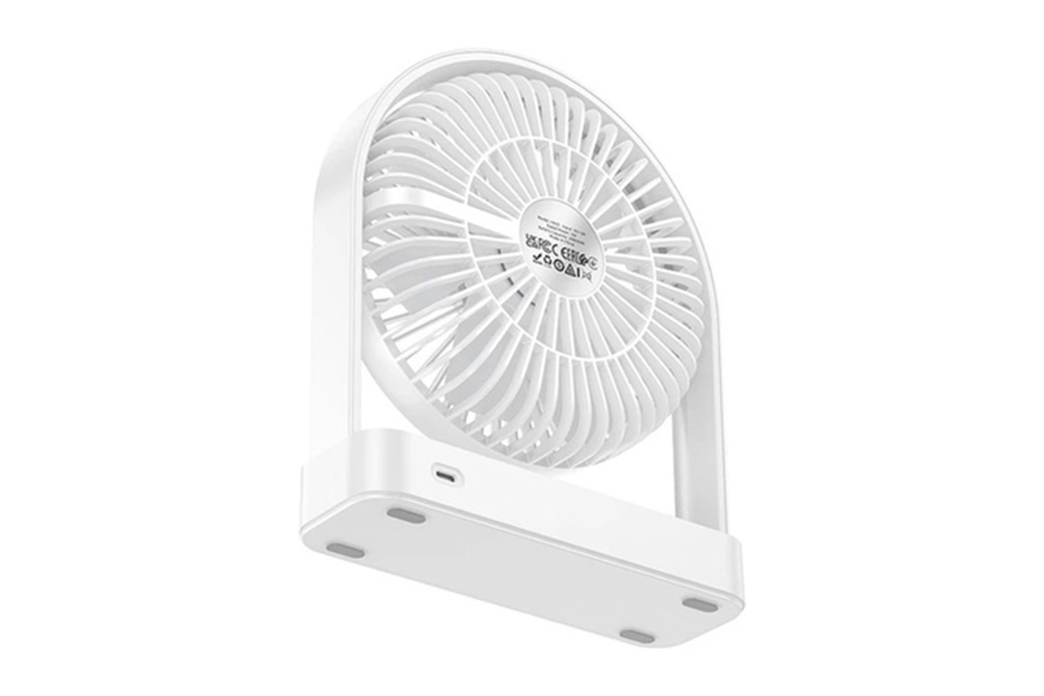 Hoco. HX65 Ultra İnce Masaüstü Soğutucu Fan - Beyaz