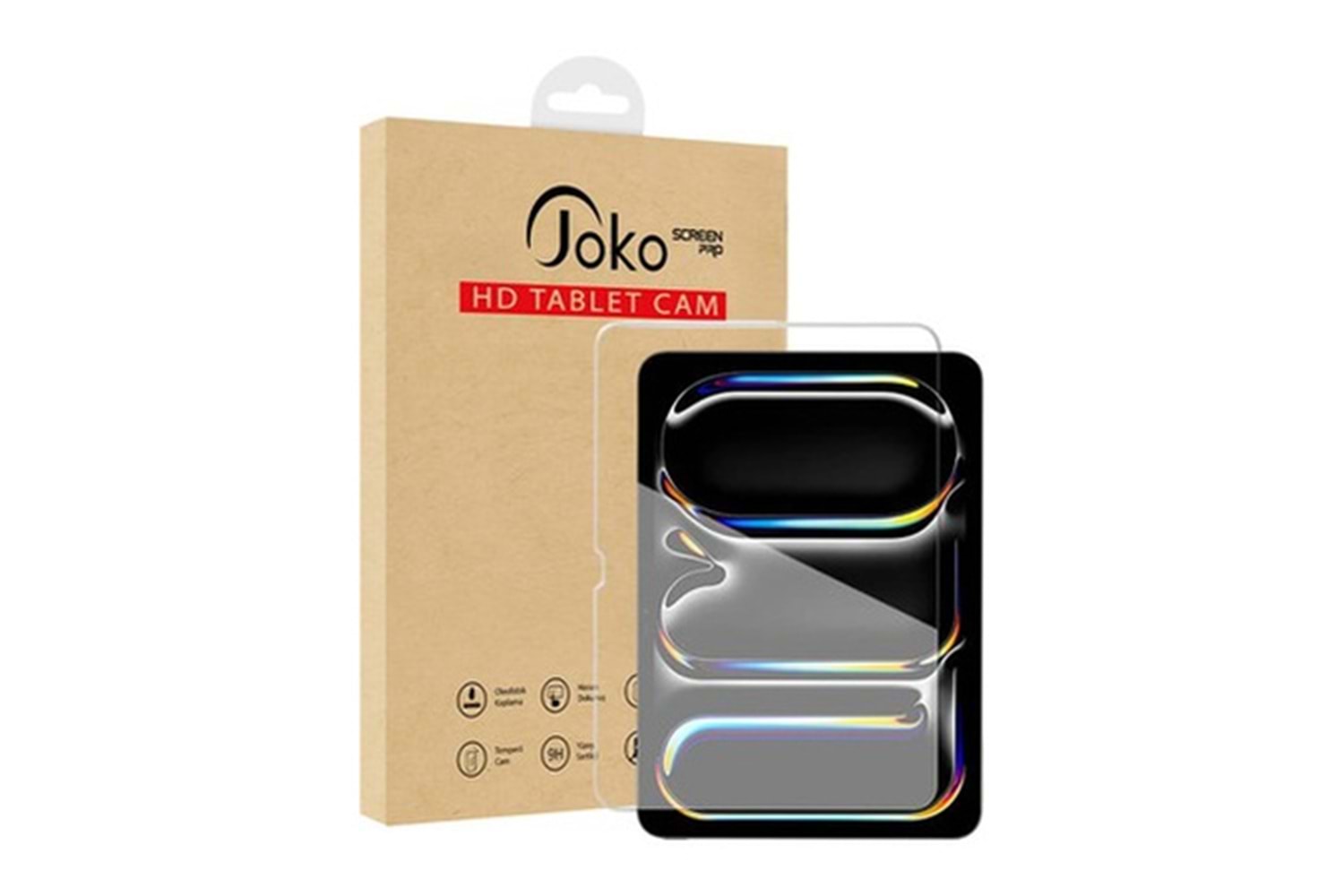 Joko Apple iPad Pro 11 (2024) HD Tablet Cam Ekran Koruyucu - Şeffaf