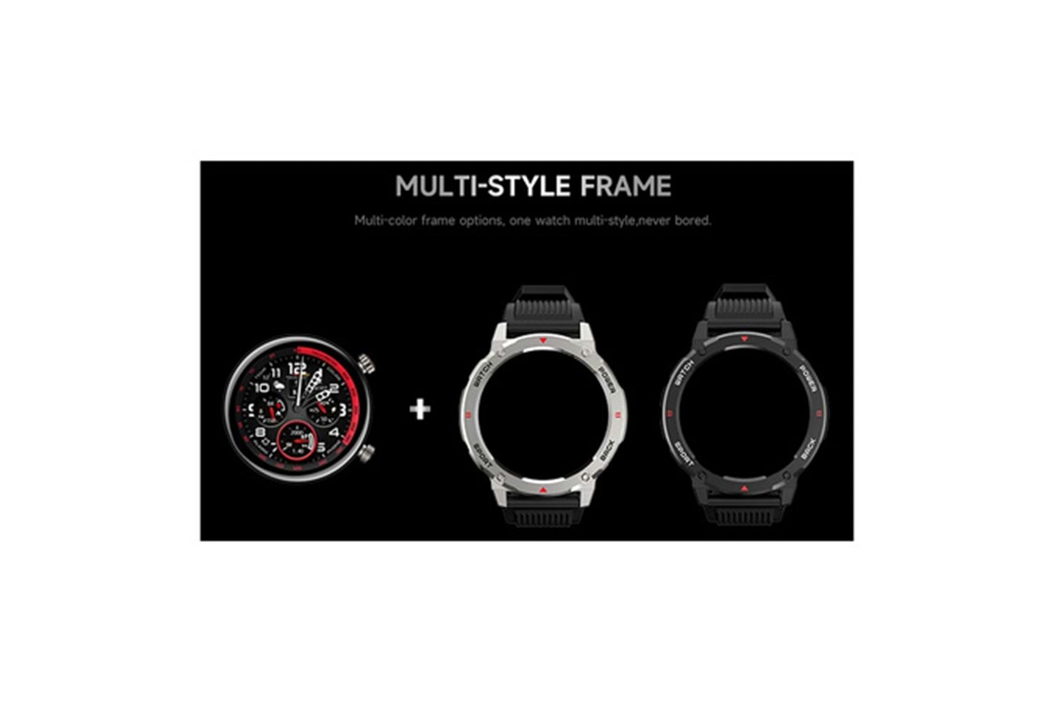 İmiki C1 Smart Watch Xpolorer Scout Siyah