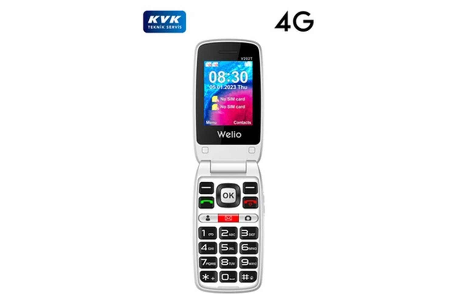 Welio Wkey T310 Tuşlu Cep Telefonu Siyah