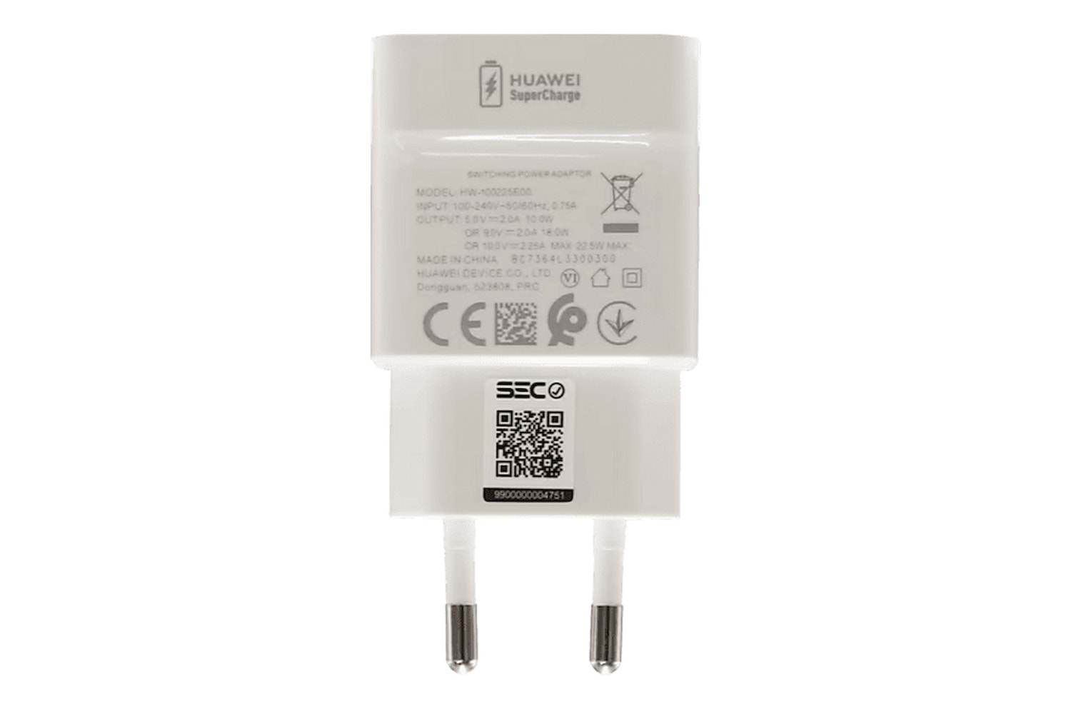 HUAWEİ SuperCharge Wall Charger Max 22.5W Adaptör+Kablo Beyaz