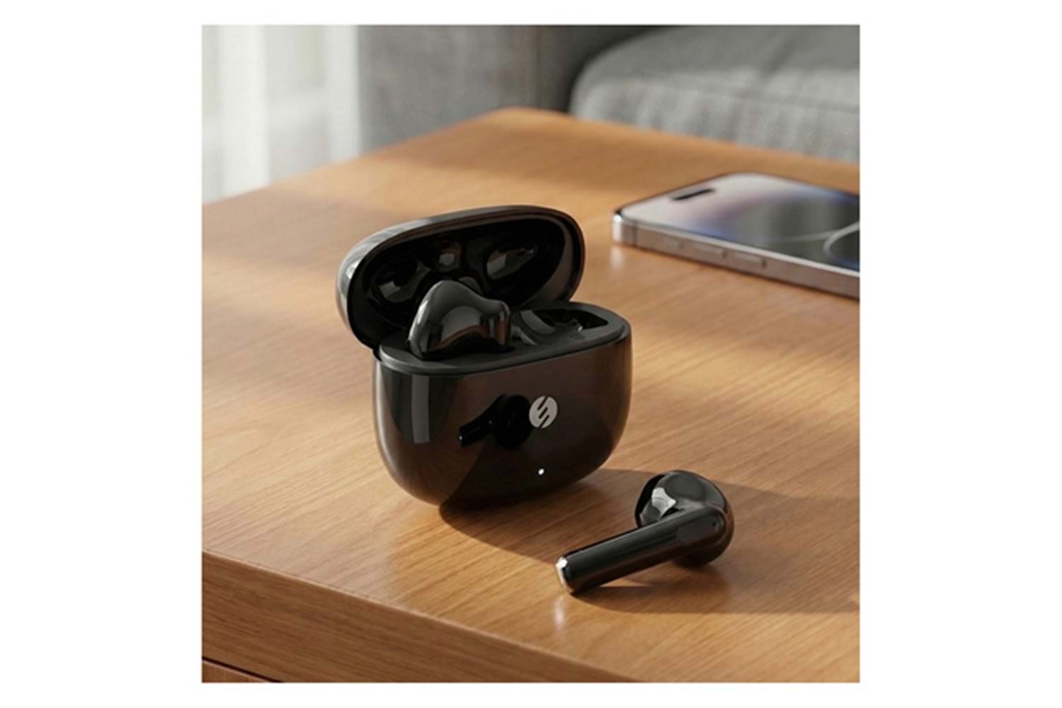 S-link Airlite X-5 Bluetooth V5.4 Mikrofonlu Kablosuz Kulaklık Siyah