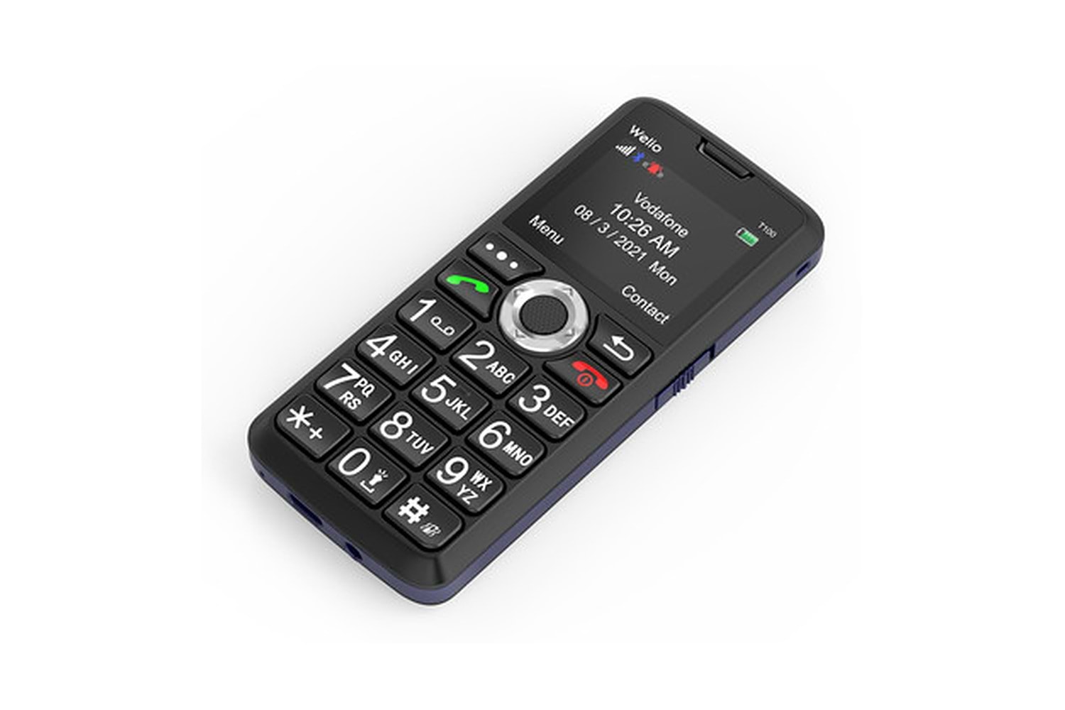 Welio Wkey T100 Siyah Tuşlu Cep Telefonu (KVK GARANTİLİ)