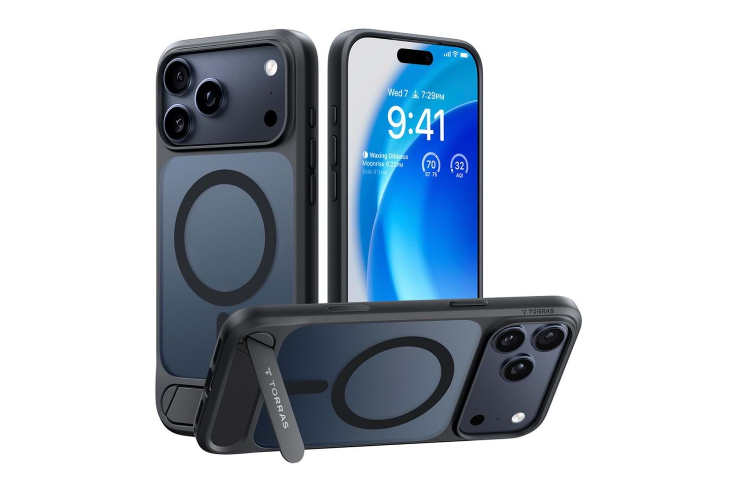 Torras Apple iPhone 17 Pro P Stand Serisi Magsafe Kılıf