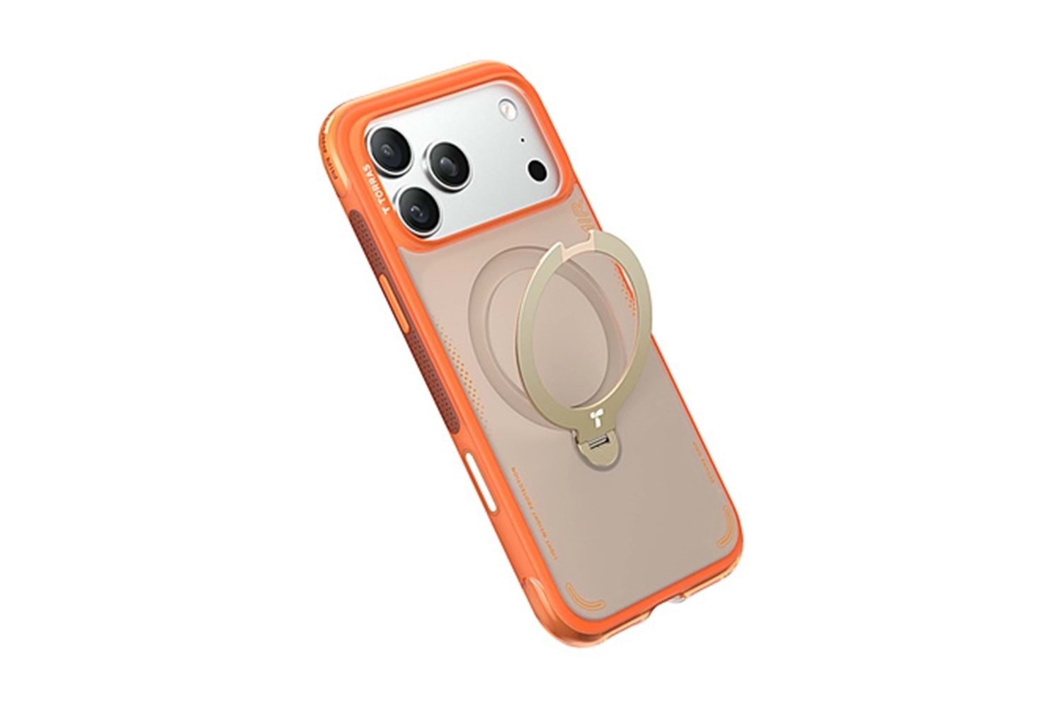 Torras Apple iPhone 17 Pro Max O Stand Spin Air Serisi Magsafe Kılıf