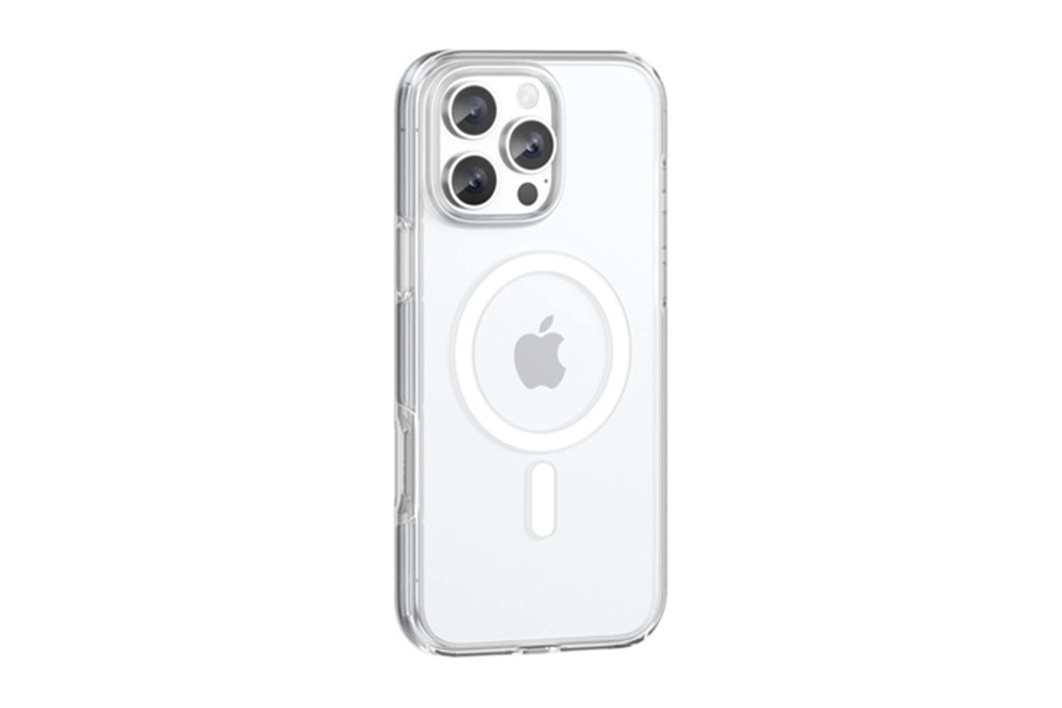 Keephone Apple iPhone 16 Pro Max Non Yellow Şeffaf Magsafe Kılıf - Şeffaf