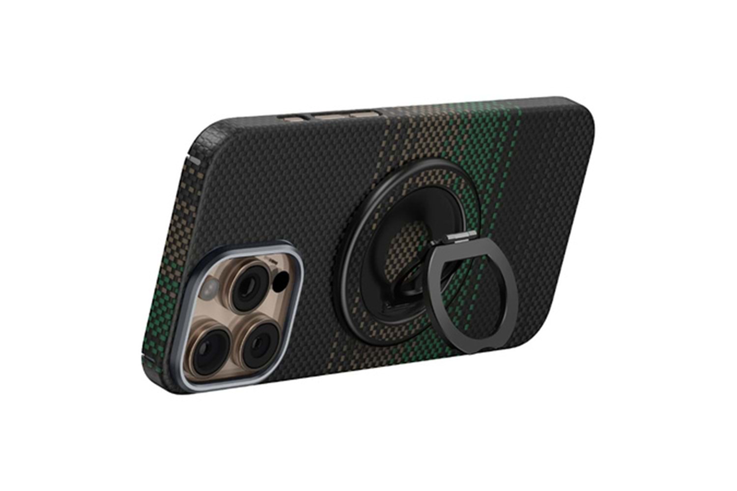 Keephone Kevlar Grip 360 Manyetik Magsafe Kickstand Yüzük