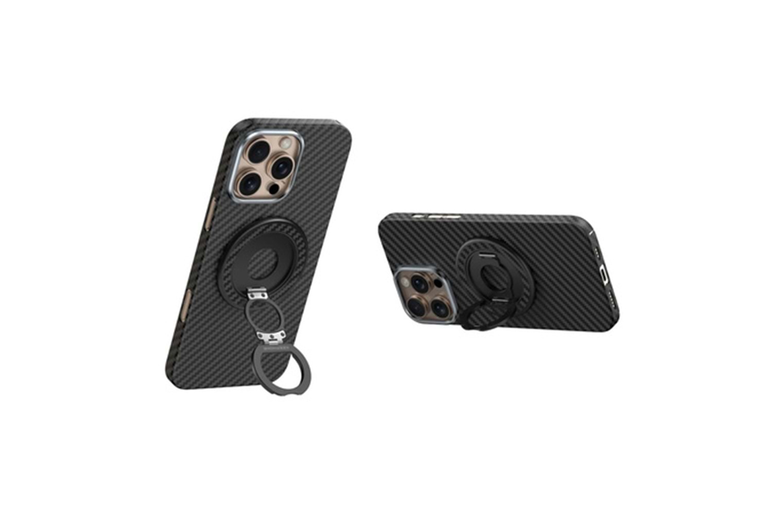 Keephone Kevlar Grip 360 Manyetik Magsafe Kickstand Yüzük