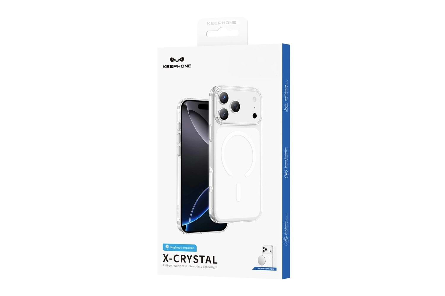 Keephone Apple iPhone 18 Pro Max X-Crystal Slim Magsafe Kılıf