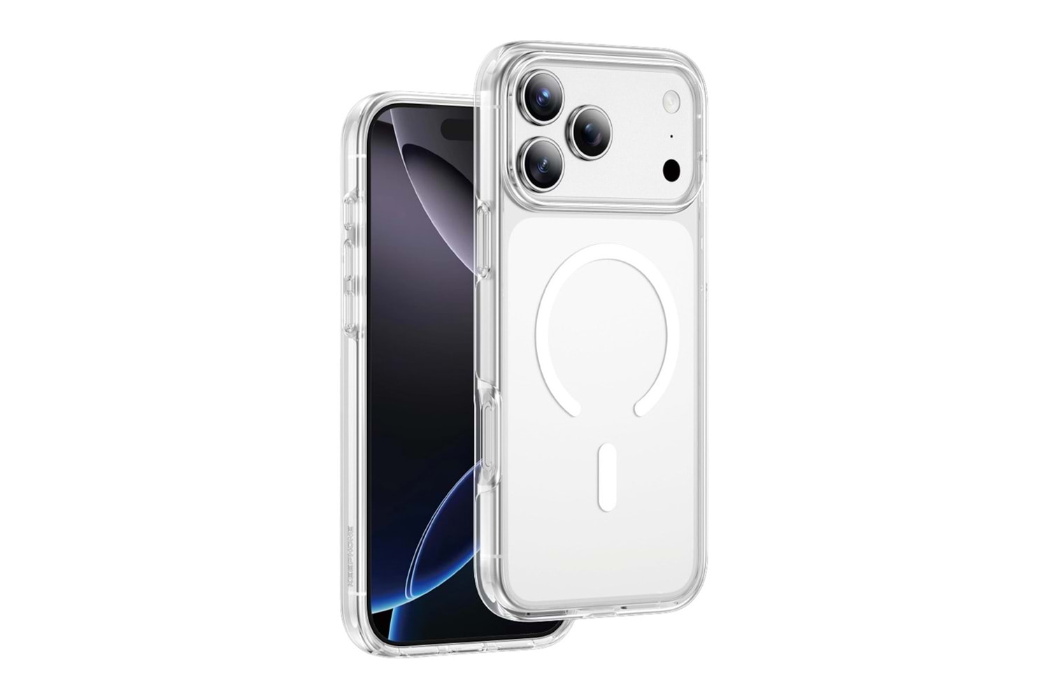Keephone Apple iPhone 17 Pro Non Yellow Şeffaf Magsafe Kılıf - Şeffaf