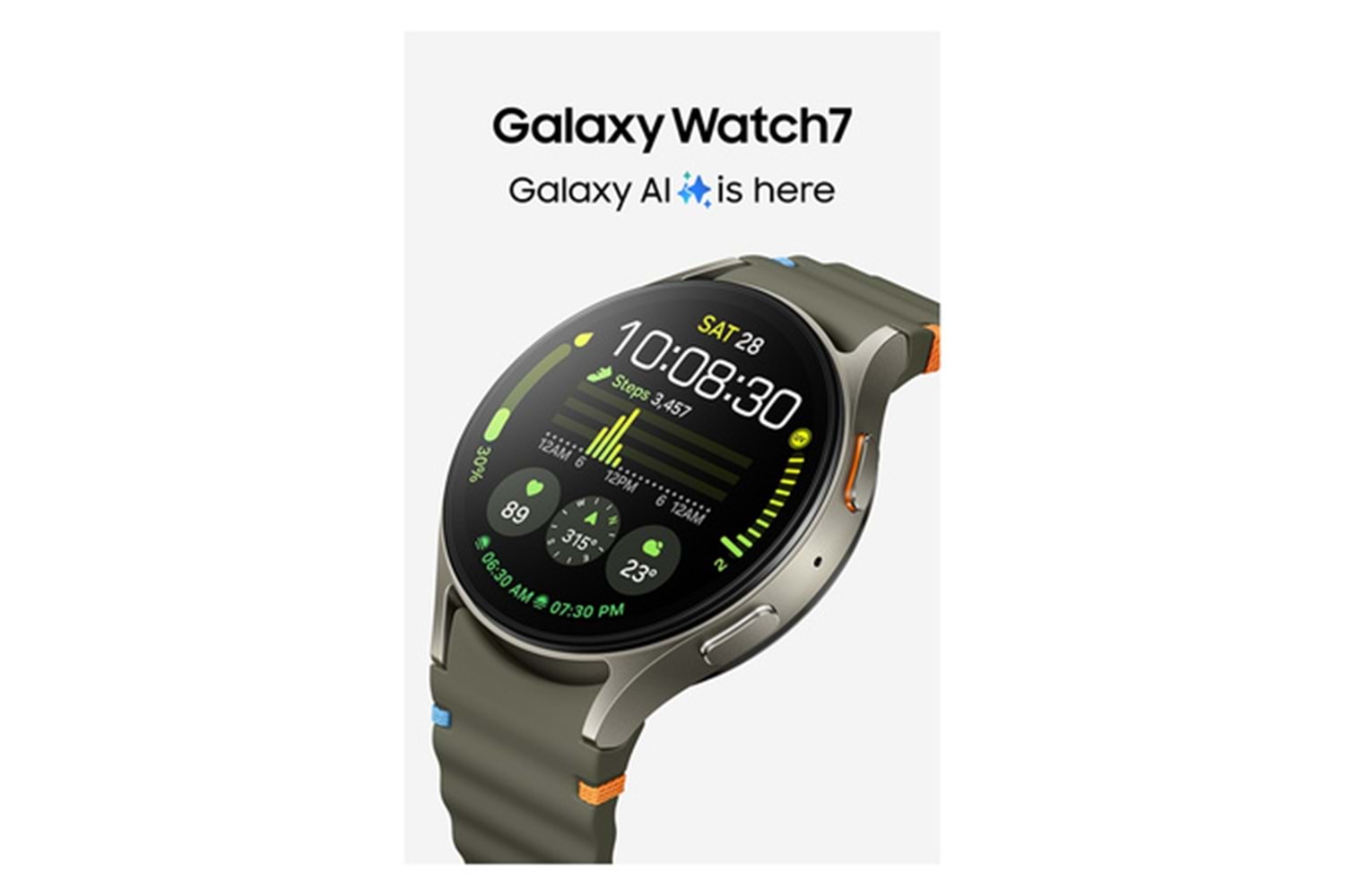SAMSUNG GALAXY WATCH 7 40MM TEŞHİR 12 AY GARANTİLİ