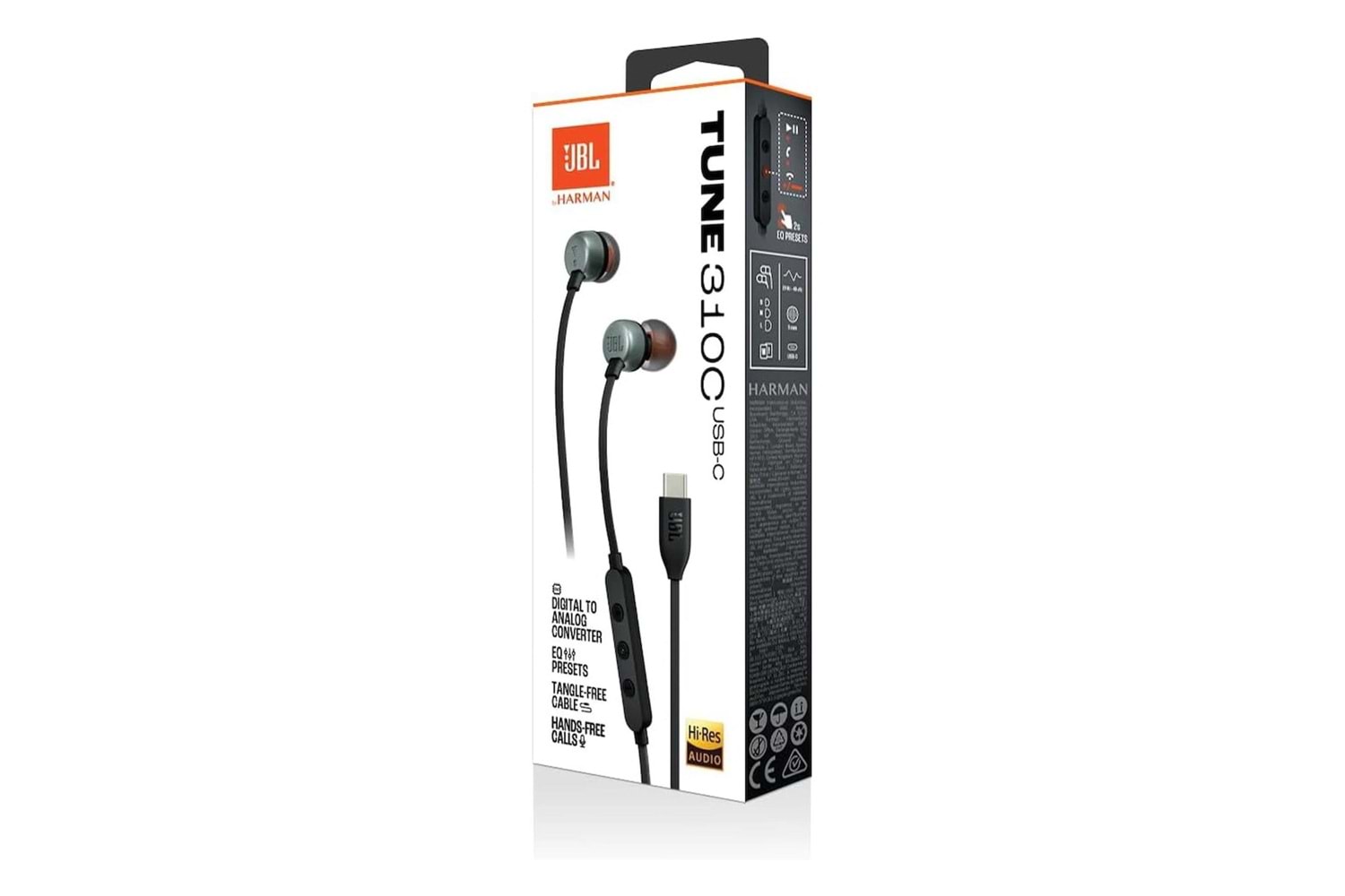 JBL Tune 310C Kablolu Kulak İçi Kulaklık Siyah 24 Ay Garantili