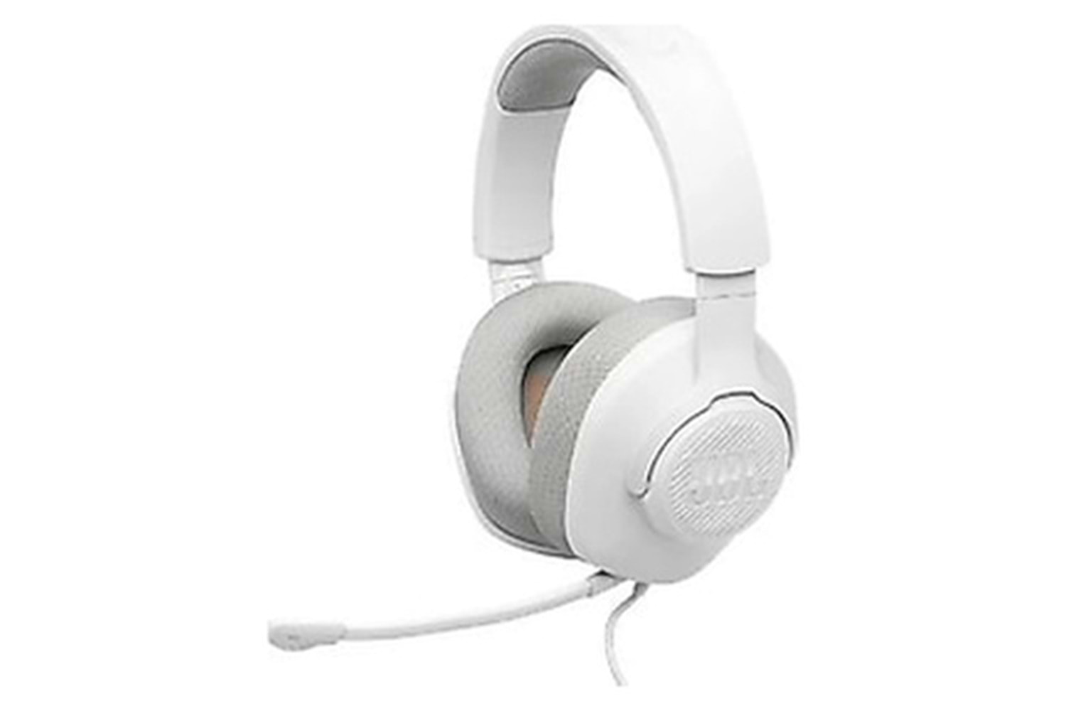 JBL Quantum 100 Kablolu Mikrofonlu Kulak Üstü Oyuncu Kulaklığı Beyaz 24 Ay Garantili