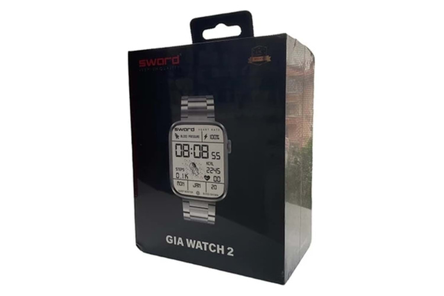 Sword GIA Watch 2 Akıllı Saat Gümüş 24 Ay Garantili
