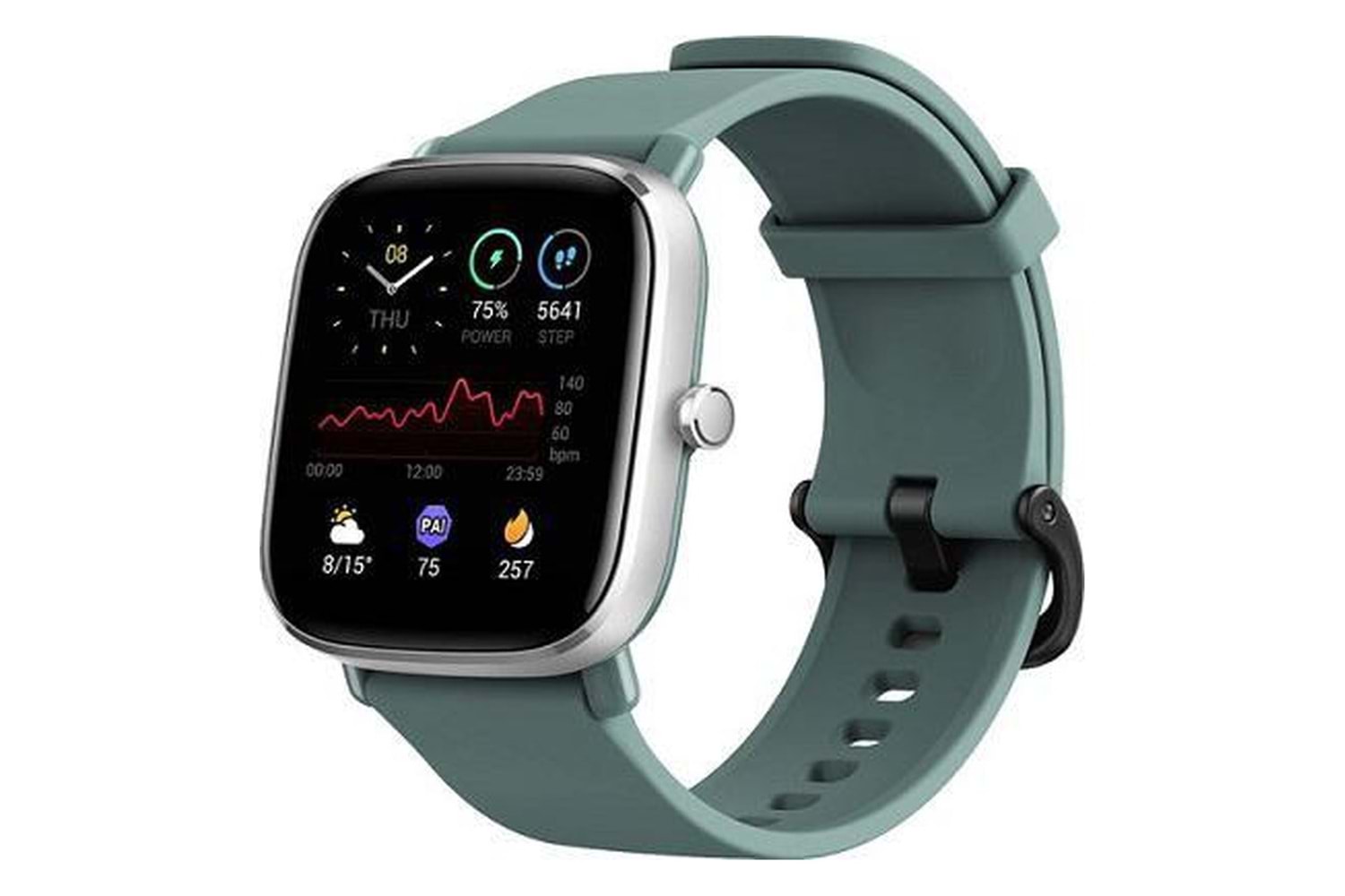 Amazfit GTS 2 Mini AKıllı Bileklik Gri-Yeşil 12 Ay Garantili