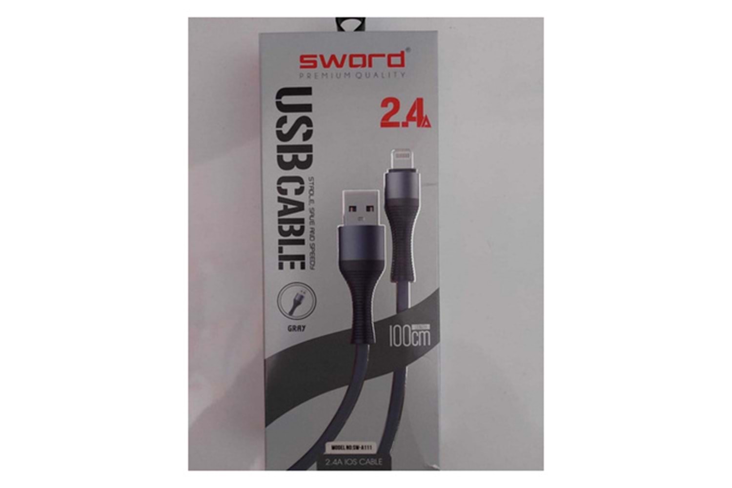 Sword SW-A111 USB-A To Lightning Kablo