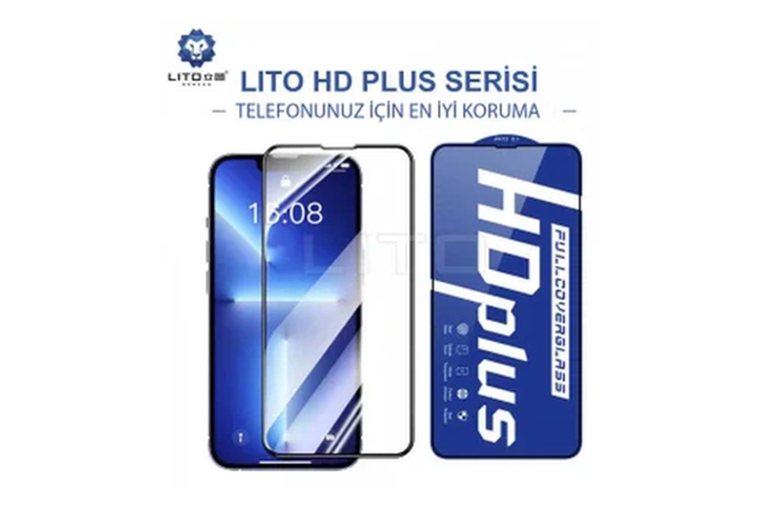 LİTO HD+ iPhone 14 Pro Ekran Koruyucu