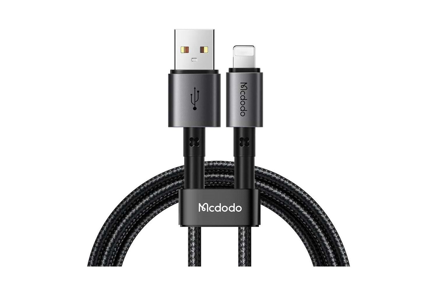 Mcdodo CA-3580 Usb-ATo Lightning Şarj Ve Veri Aktarım Kablosu - 1.2m Siyah