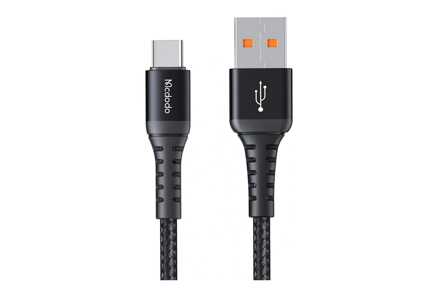 Mcdodo CA-2274 USB-A to USB-C Quick Charge 3A Hızlı Şarj ve Data Kablosu 2m Siyah