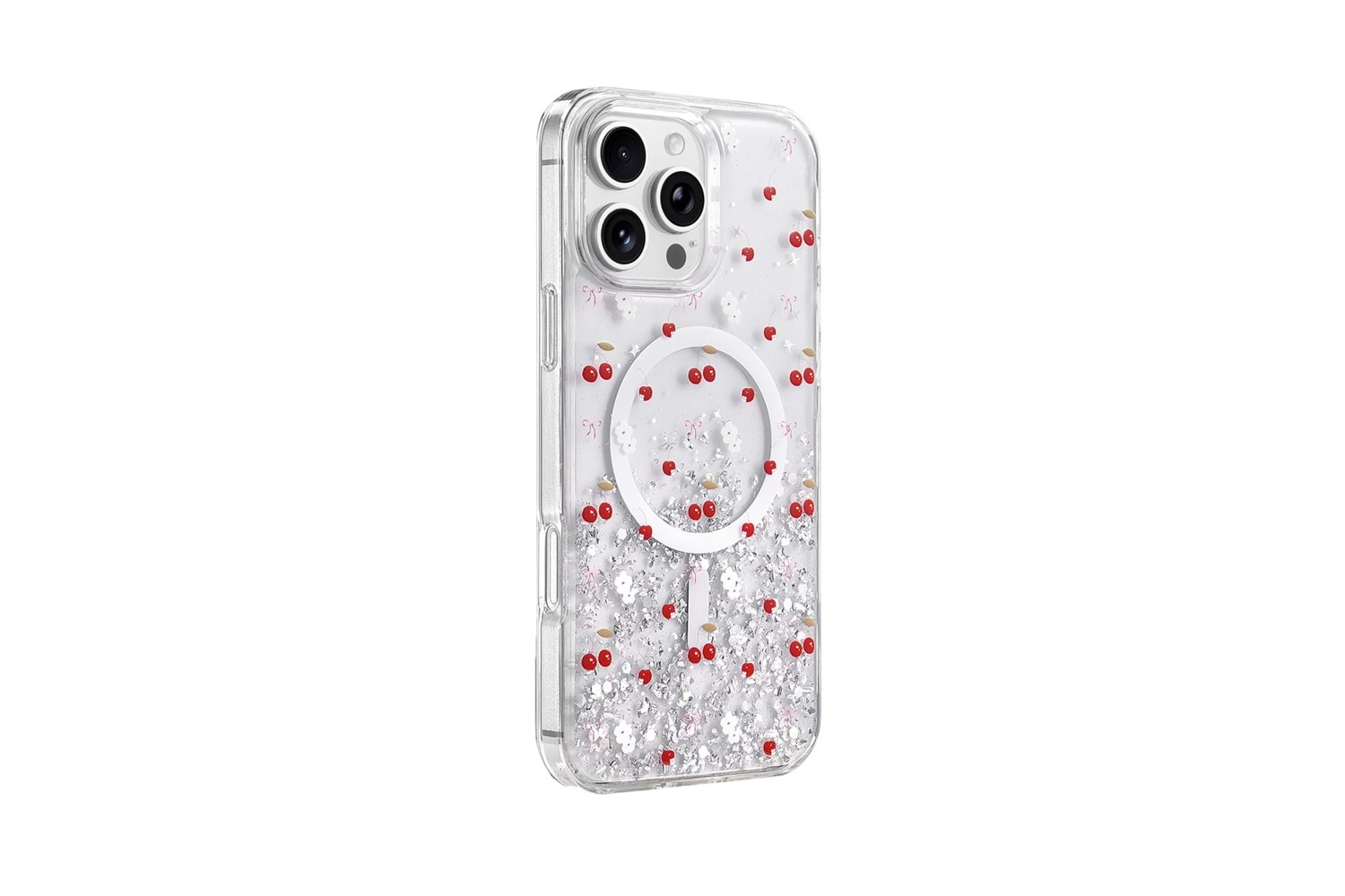 Onegif Apple iPhone 16 Pro Max Misk Simli Magsafe Kapak