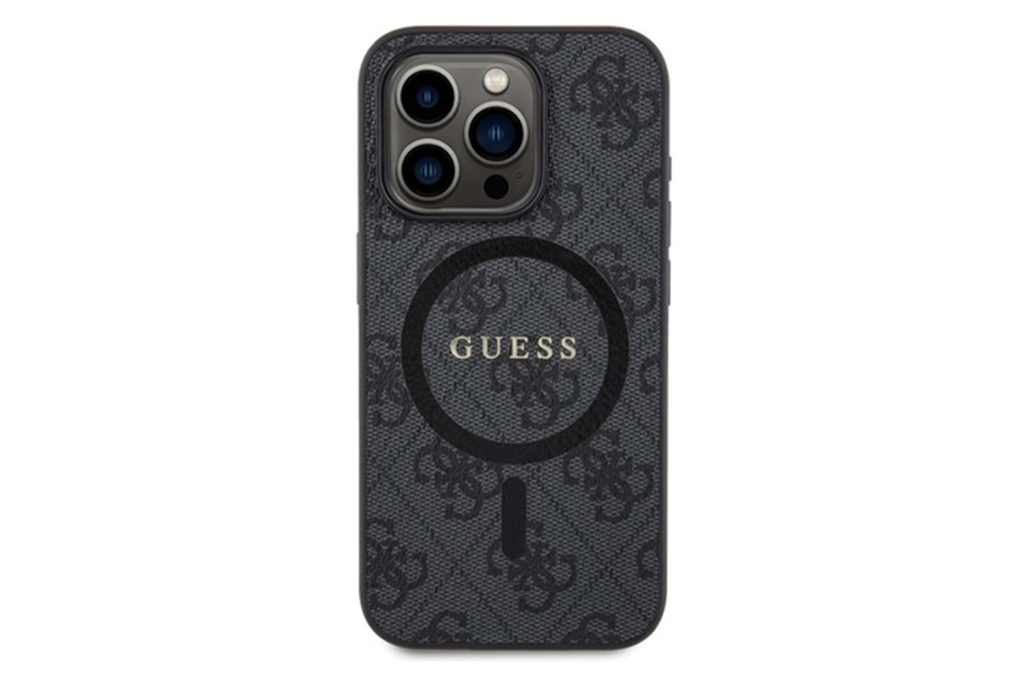 GUESS HC MAGSAFE PU 4G RING CLASSIC LOGO SERİSİ