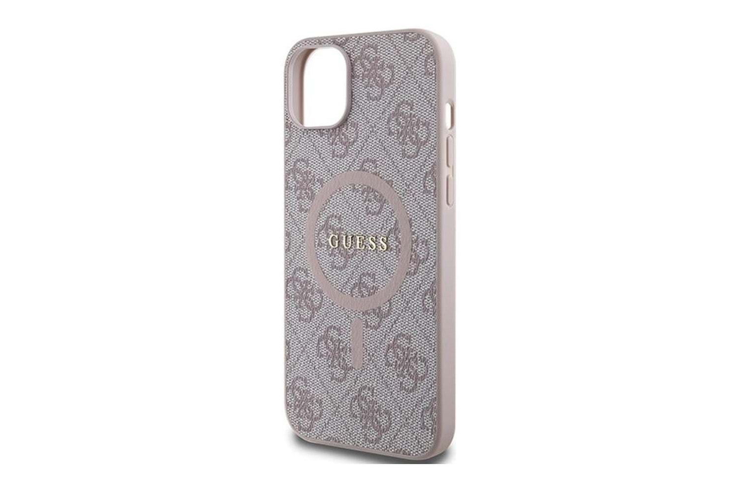 GUESS HC MAGSAFE PU 4G RING CLASSIC LOGO IP15 SERİSİ