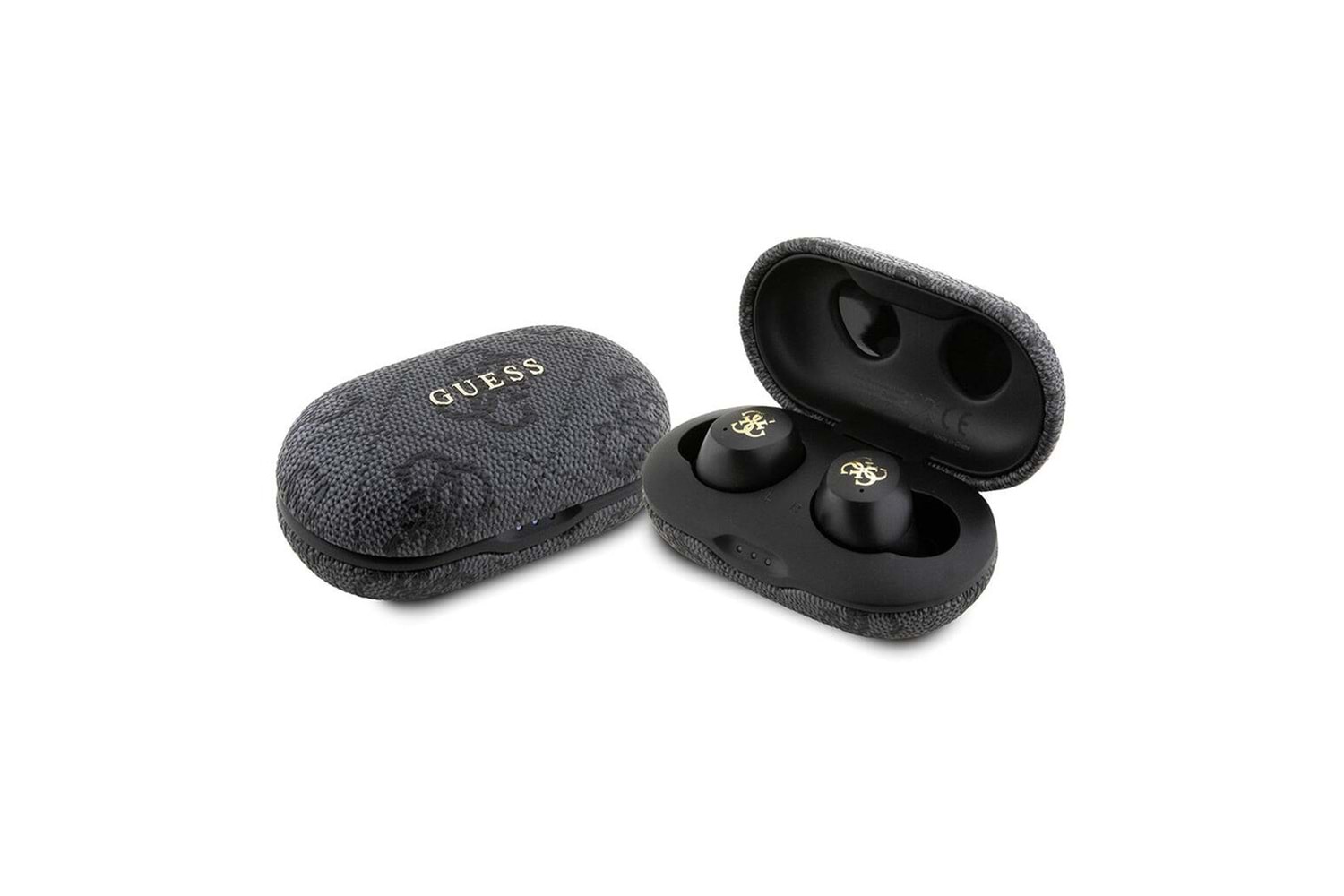 Guess Orjinal Lisanslı Klasik Metal Yazı Logolu TWS Kulak İçi Bluetooth Kulaklık