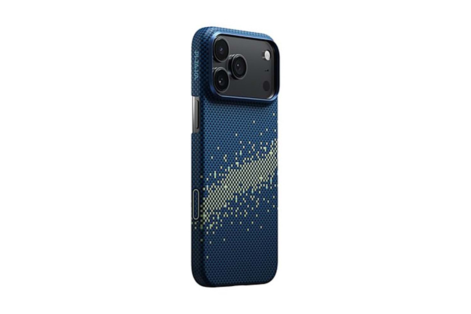 Apple iPhone 17 Pro Max - 17 PRO Kılıf Magsafe Şarj Özellikli Aramid Fiber Pitaka Tactile Woven Starpeak Serisi Milky Way Galaxy Kapak
