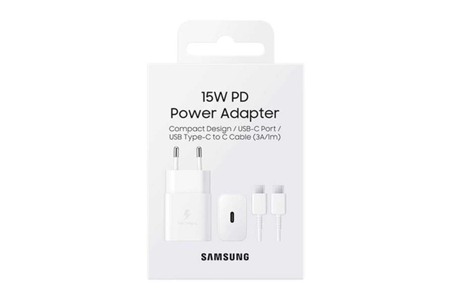 SAMSUNG EP-T1510X TYPE-C HIZLI SARJ ALETİ BEYAZ