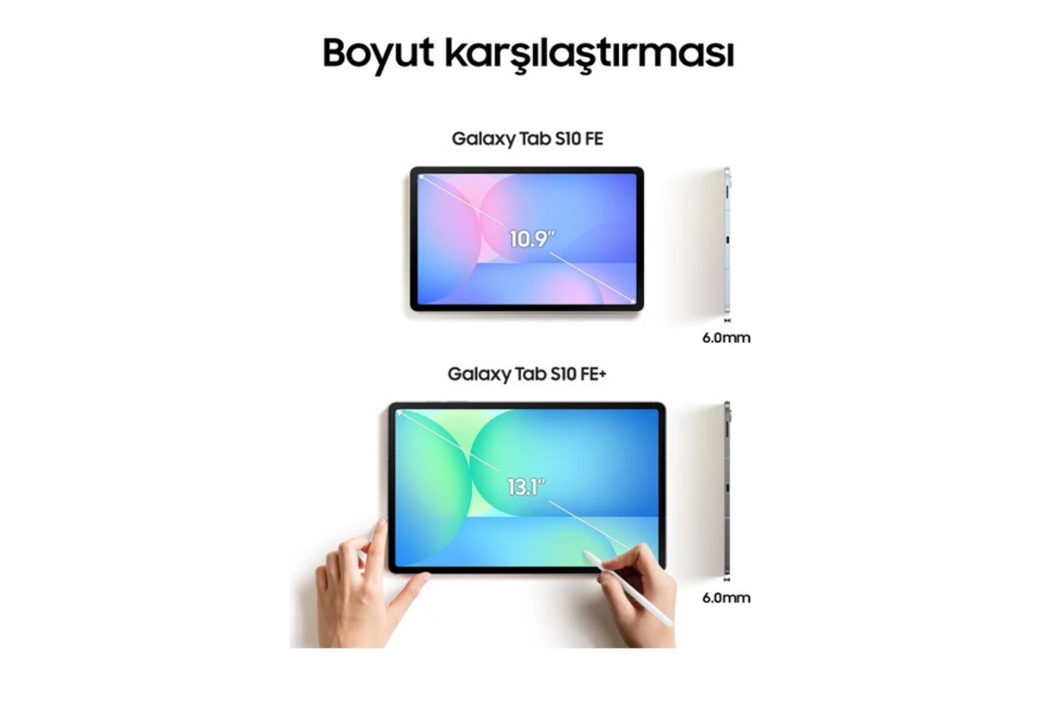 Samsung Galaxy Tab S10 Fe 8GB 128GB Gri (Samsung Türkiye Garantili)