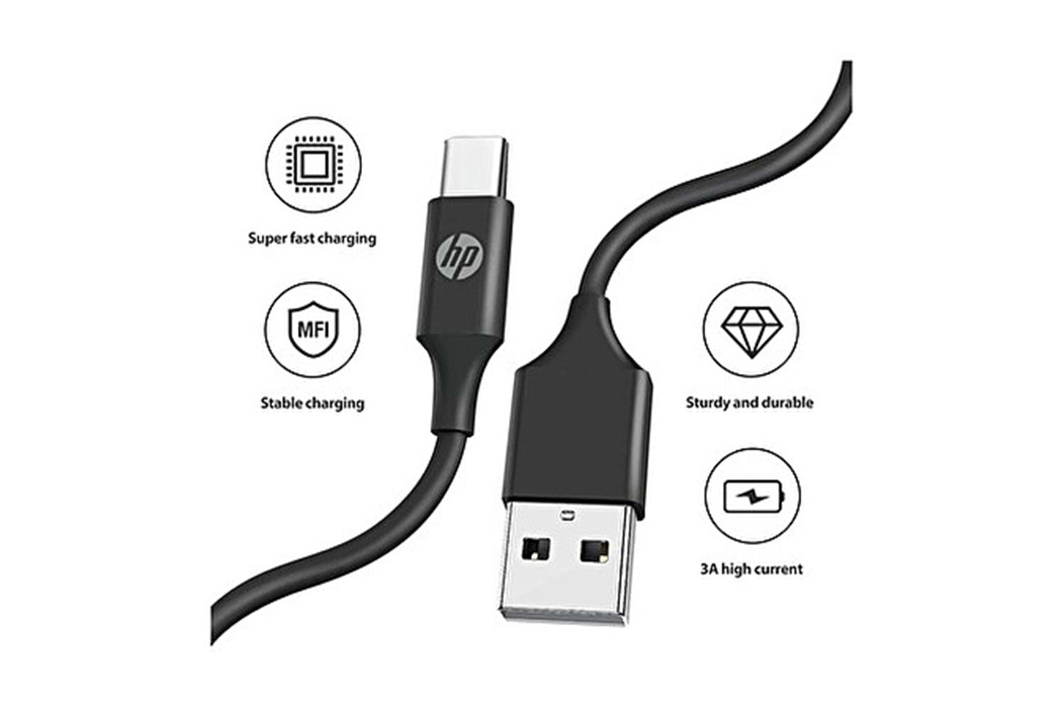 MİNİX USB-C TO USB-C KABLO BEYAZ/SİYAH
