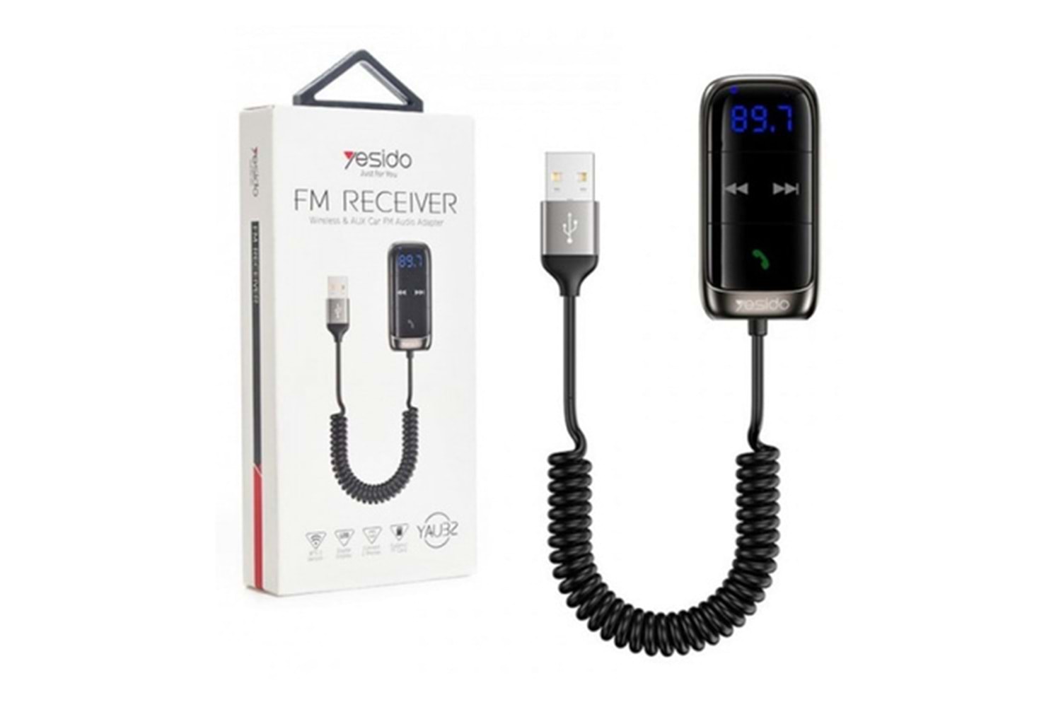 Yesido YAU32 Esnek Usb Kablo Çıkışlı BT 5.0 FM Transmitter - SiyahYesido YAU32 Esnek Usb Kablo Çıkışlı BT 5.0 FM Transmitter - SiyahYesido YAU32 Esnek Usb Kablo Çıkışlı BT 5.0 FM Transmitter - SiyahYesido YAU32 Esnek Usb Kablo Çıkışlı BT 5.0 FM Trans