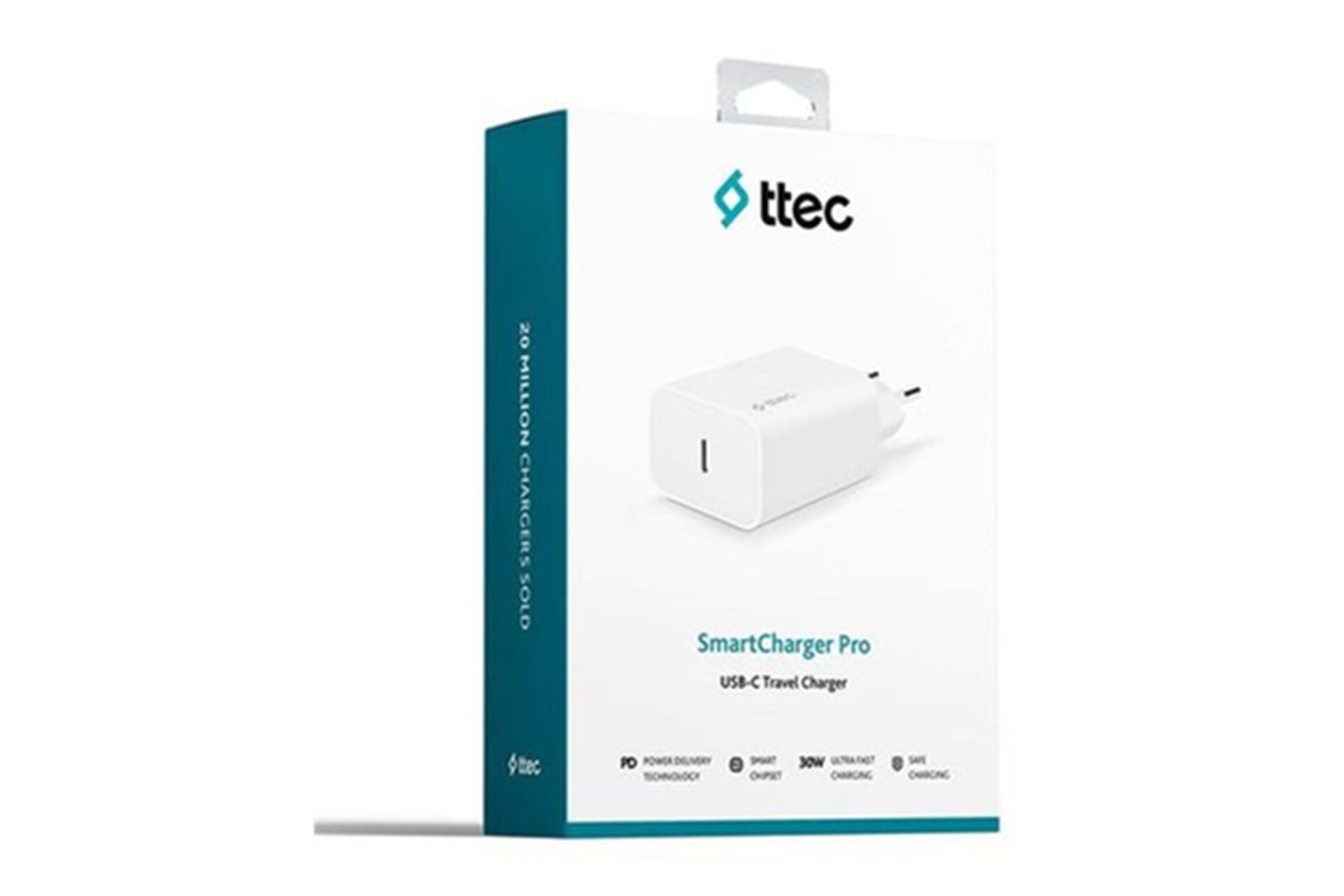 TTEC SMARTCHARGER USB-C TRAVEL CHARGER 20W PD