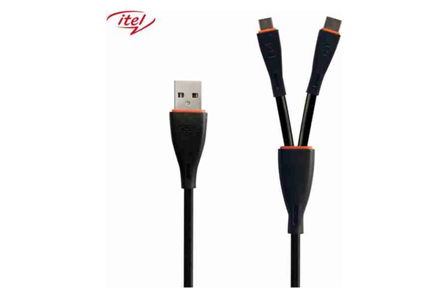 İTEL ICD-X21 1M/2A USB TYPE-C+MİCRO KABLO