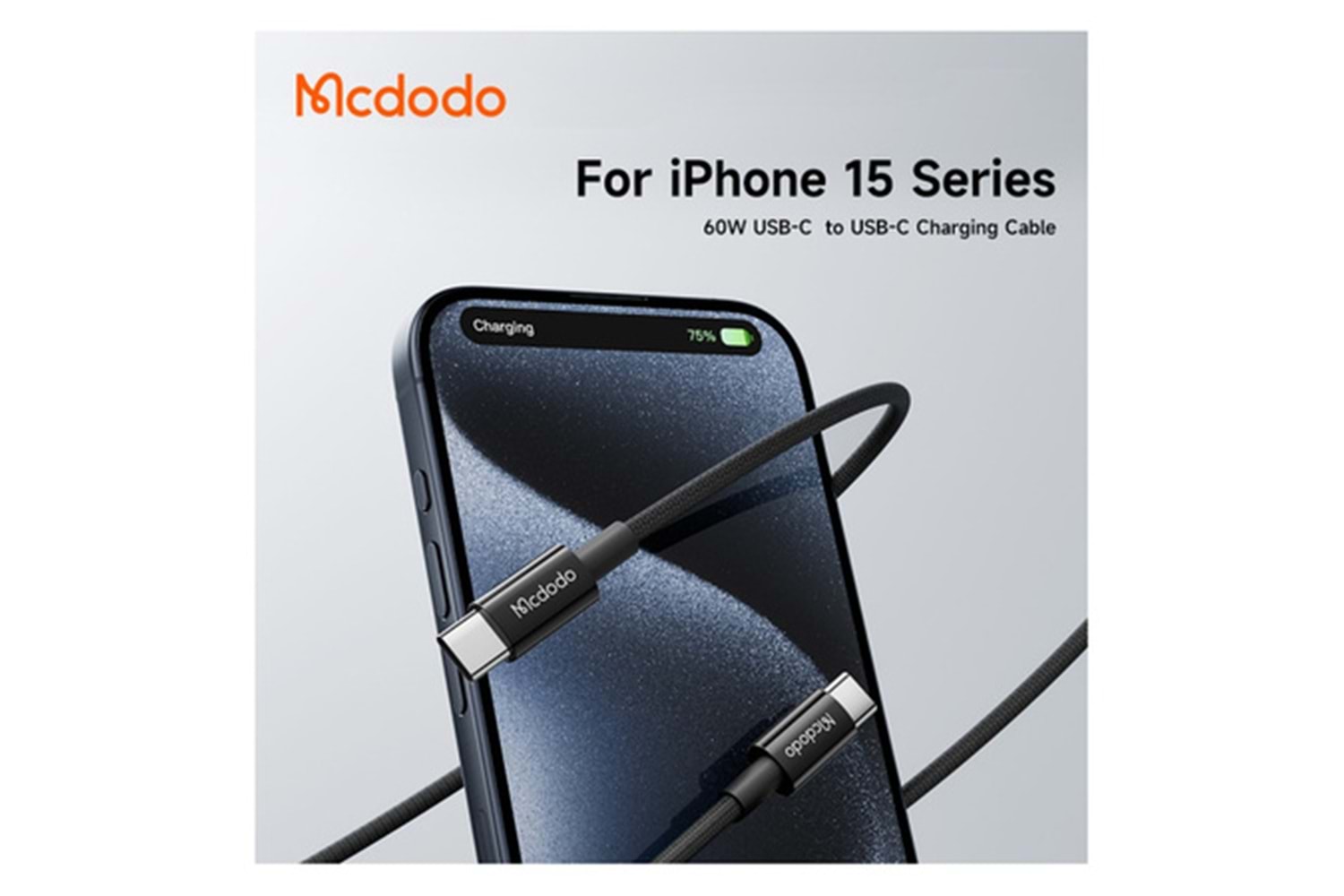 Mcdodo CA-2771 60W Type-C To Type-C Şarj Kablosu 1.2m