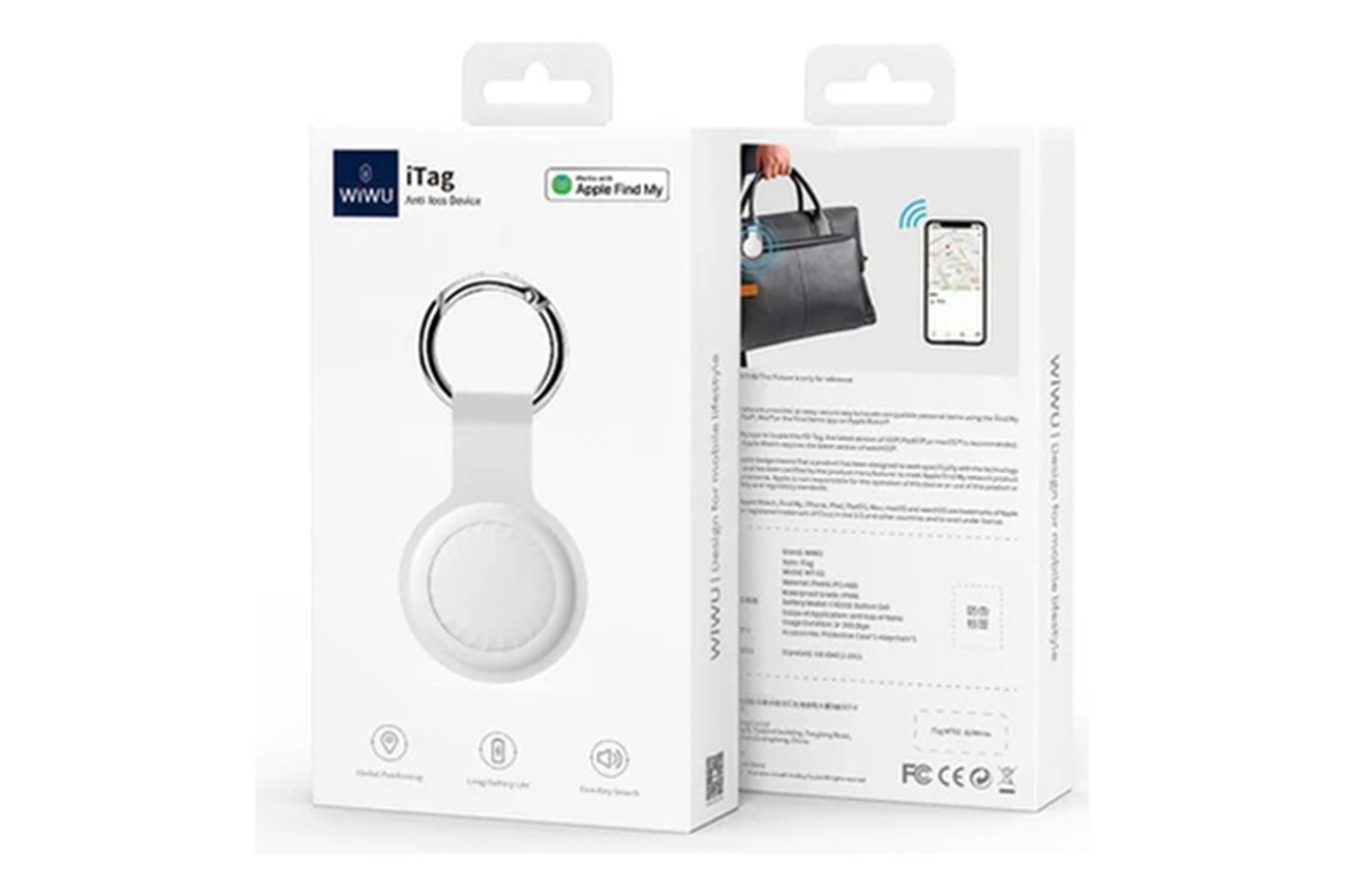 Wiwu WT-02 iTag Kaybolmaya Karşı İzleyici Akıllı Takip Cihazı