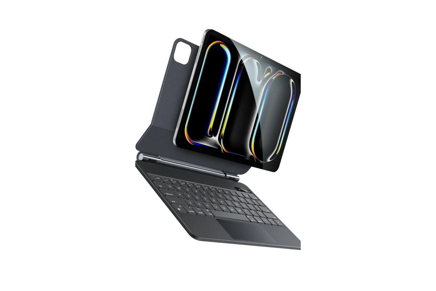 Yesido KB31 iPad Pro 13 (2024) Tecno Klavyeli Tablet Kılıfı - Siyah